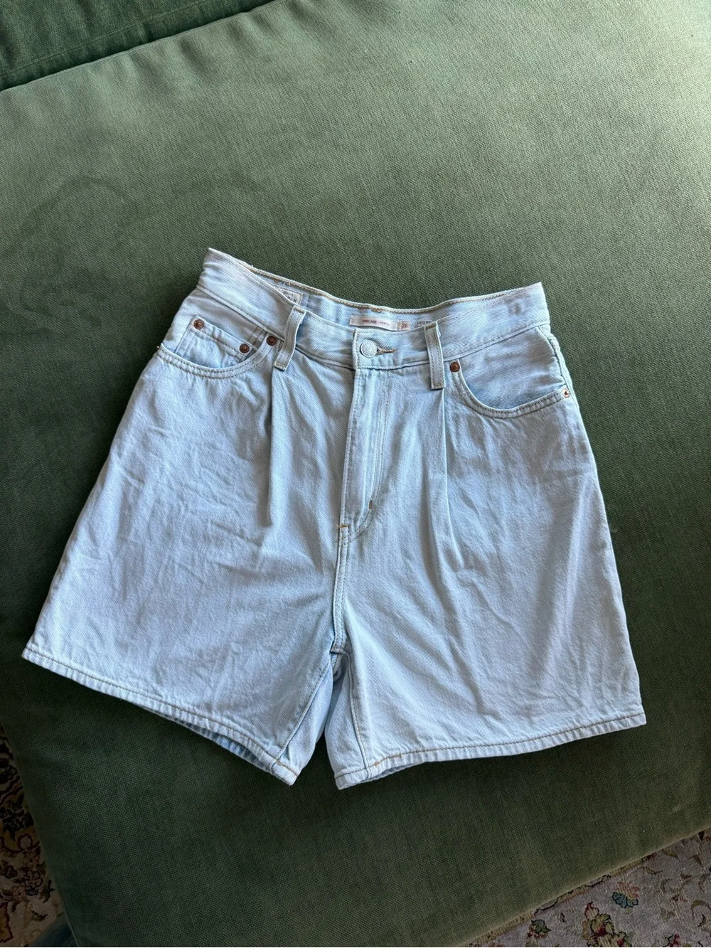 Levi’s Denim Ribcage Shorts